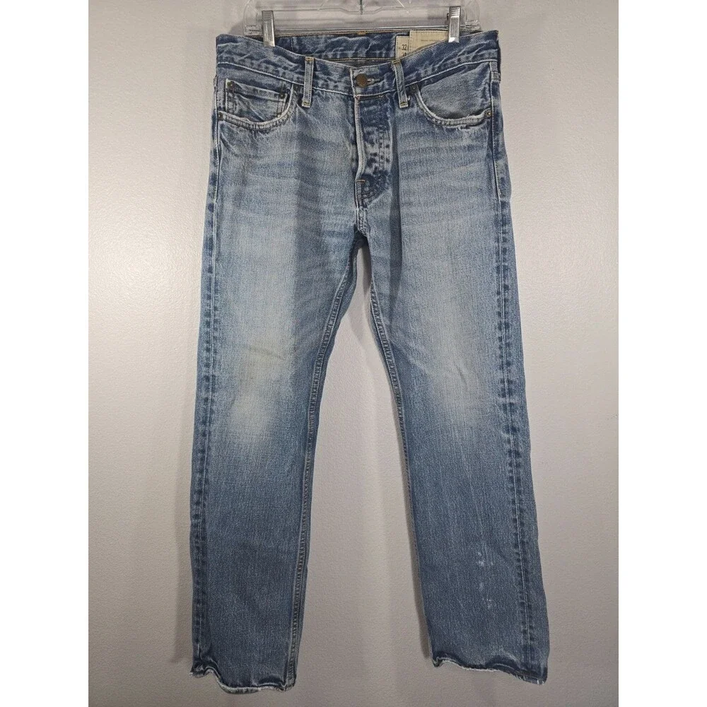 Hollister Balboa medium wash Blue Jeans Mens Size 32x32 Y2K vintage AE